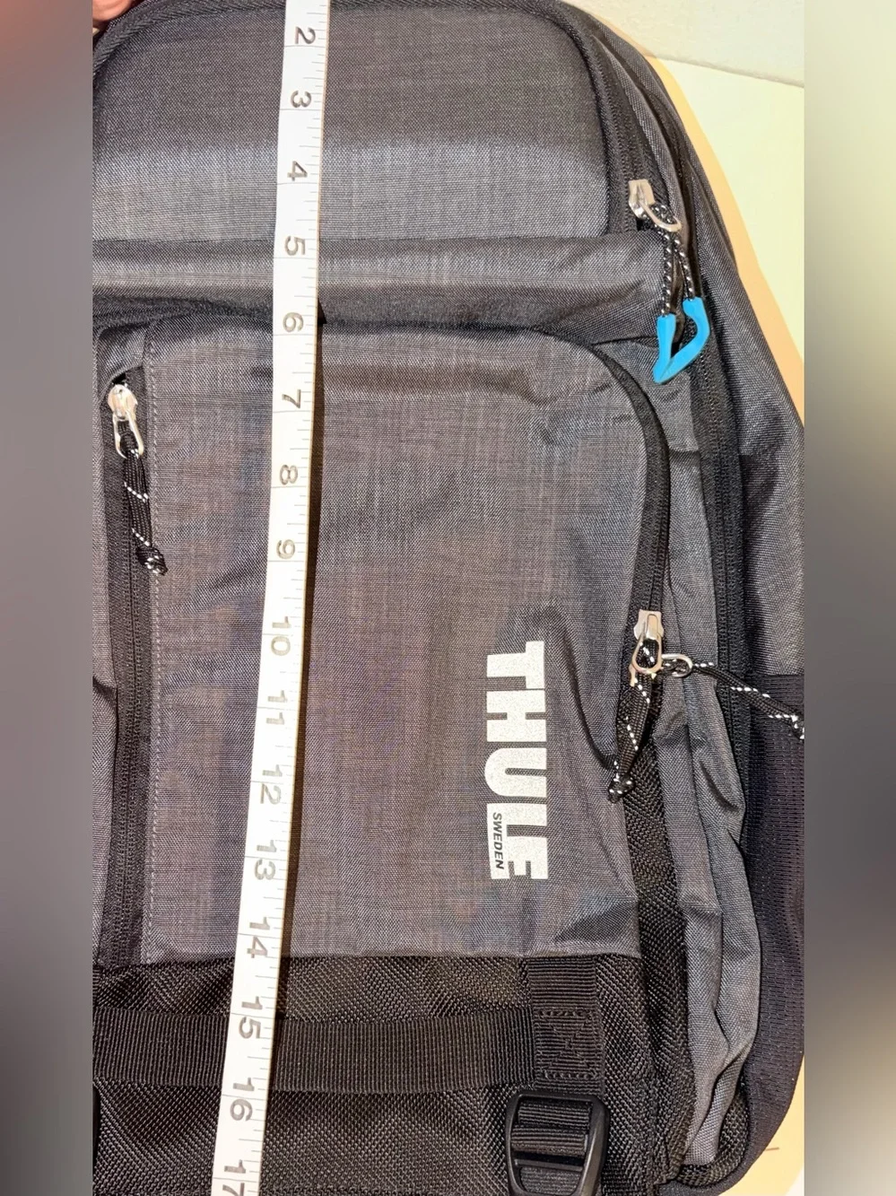 Thule Strävan 15" Tech Laptop Backpack - Dark Shadow Gray/Black - Picture 11 of 12